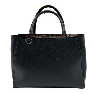 Fendi Toujours Leather Shoulder Bag Black